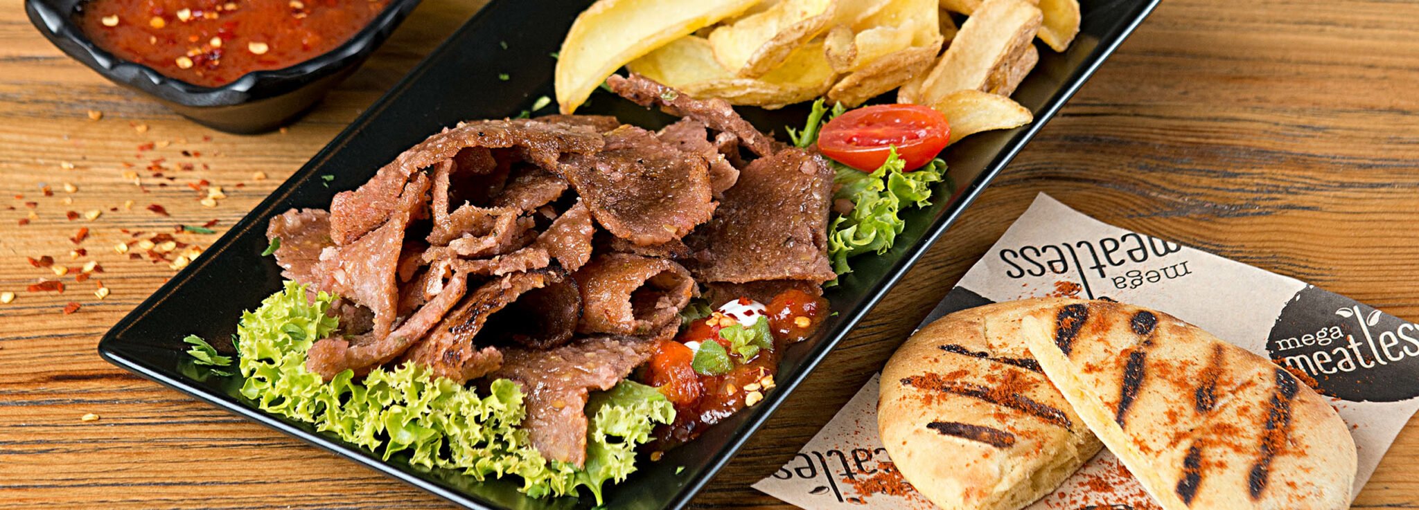 Mega Meatless Yeeros Portion Megas Yeeros